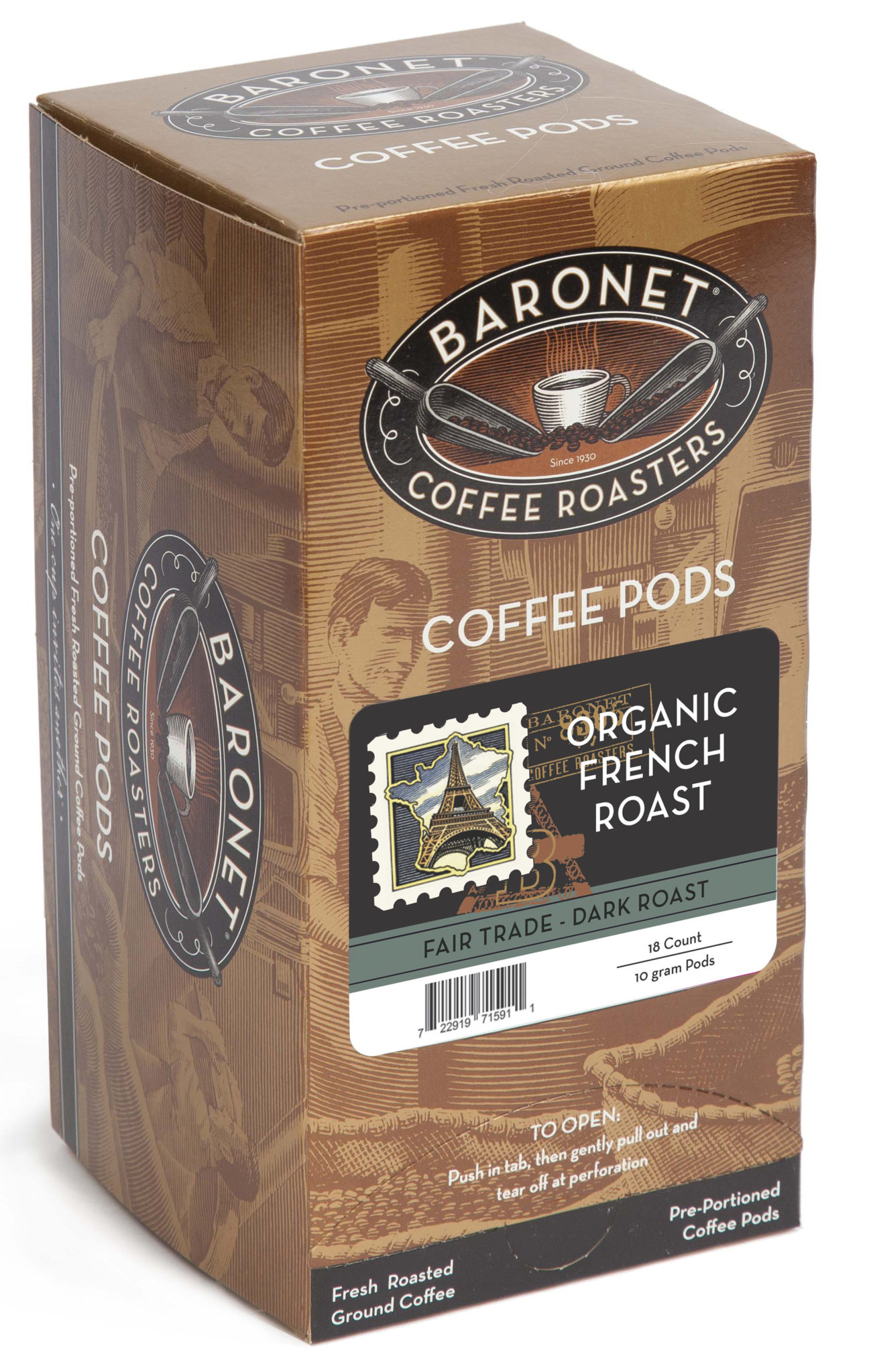 Baronet Organic Espresso French Roast | Baronet Coffee Roasters